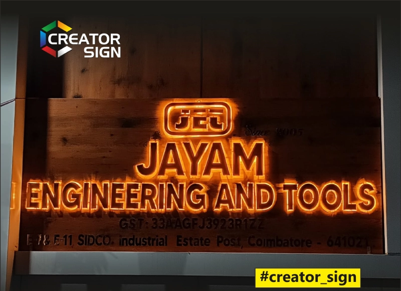 Acrylic Led Letter Manufacturers in Coimbatore